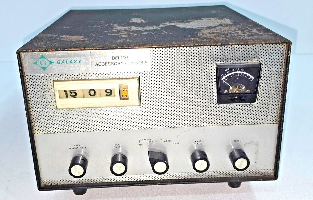 Galaxy V Ham Radio Patch Speaker Antenna Power Meter Deluxe Accessory Console